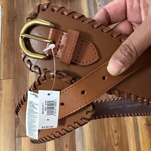 NWT! Cow Leather belt